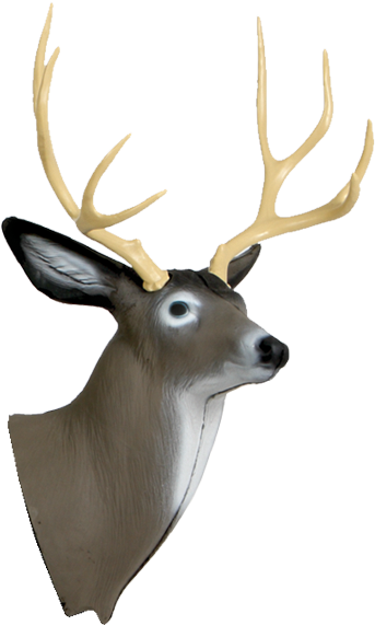 Deer Head Images - Delta Mckenzie Pinnacle Mule Deer Hunting Archery Target (600x600), Png Download