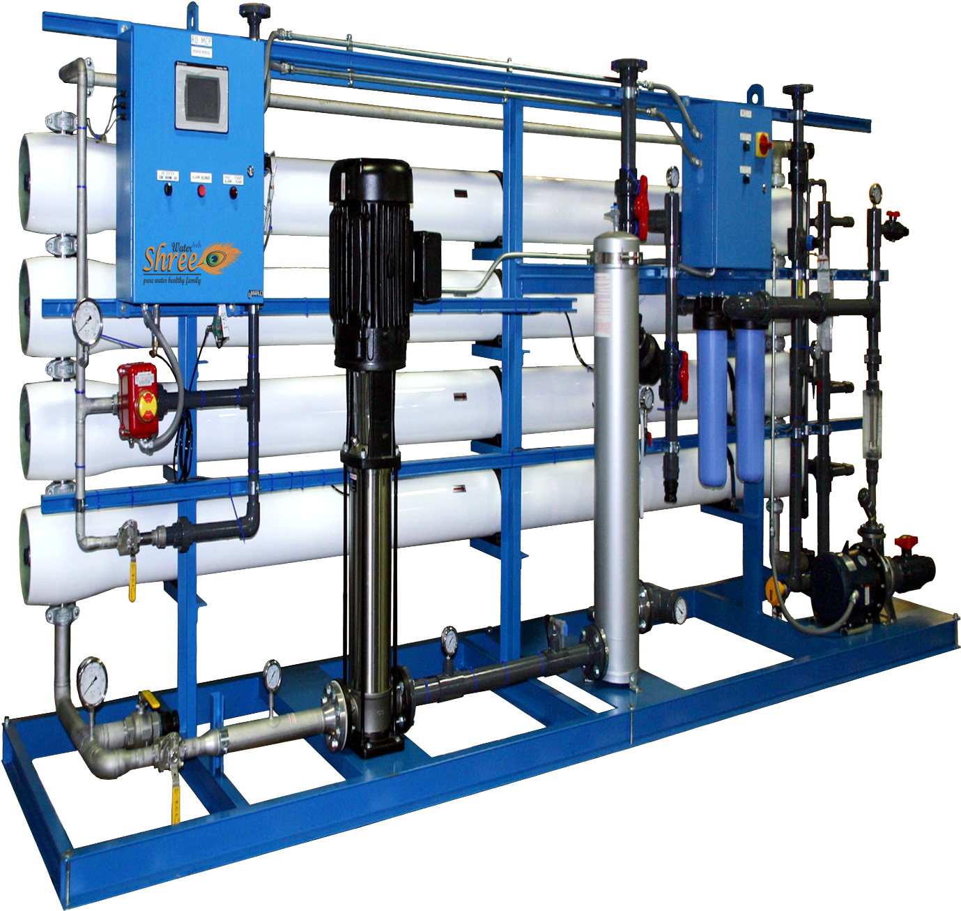 Ro Plant - Industrial Reverse Osmosis Plant (1400x1395), Png Download