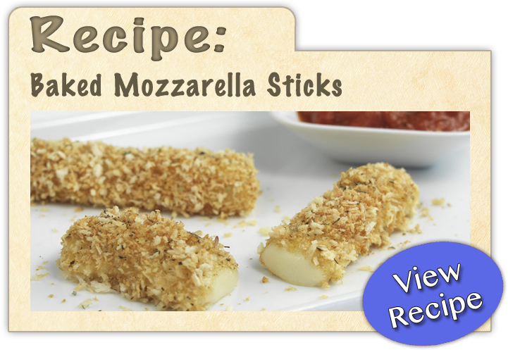 Banner - Baked Mozzarella Sticks (730x500), Png Download