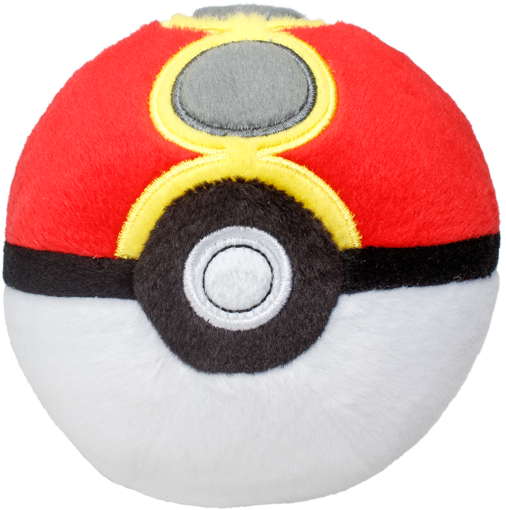 Pokemon Poke Ball Plush, , Large - Pokemon Pokémon Poké Ball Plysdyr T18893 Repeat Ball (996x1004), Png Download