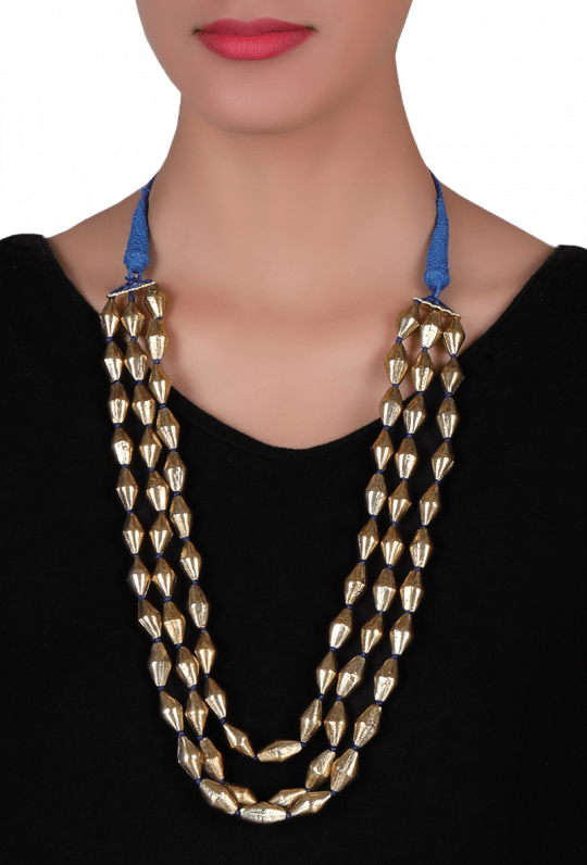 Dholki Beads Necklace Online (540x796), Png Download