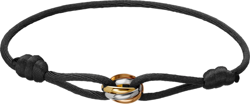 Trinity Braceletwhite Gold, Yellow Gold, Pink Gold - Cartier Armband Ringetjes (1024x427), Png Download