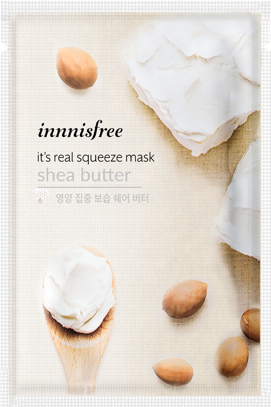 Mascarilla Nutritiva Innisfree It's Real Squeeze Mask (700x933), Png Download
