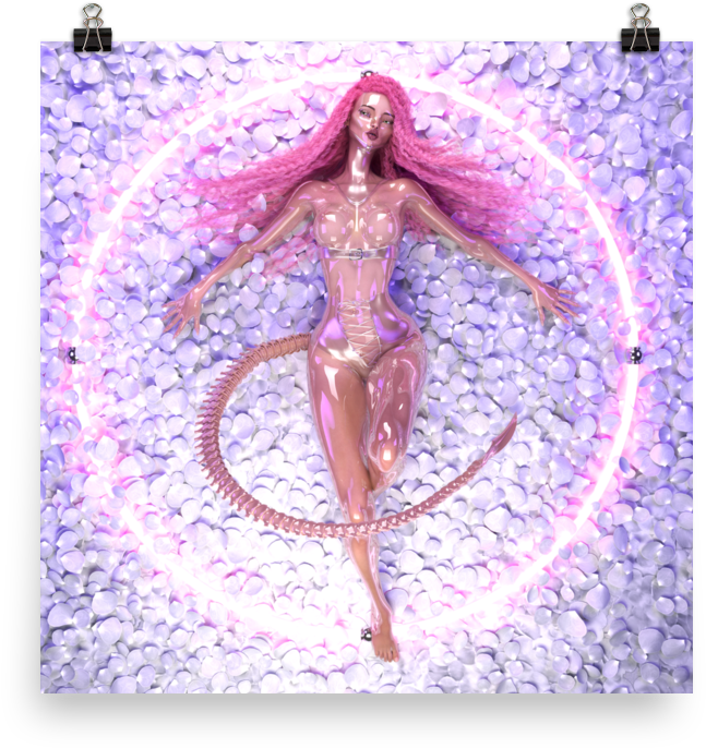 "pink Moons" Square Poster - Twitter (1000x1000), Png Download