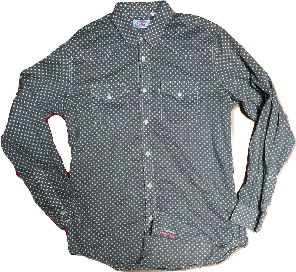 Supreme Levis Lightweight Western Shirt - Shirt (970x970), Png Download