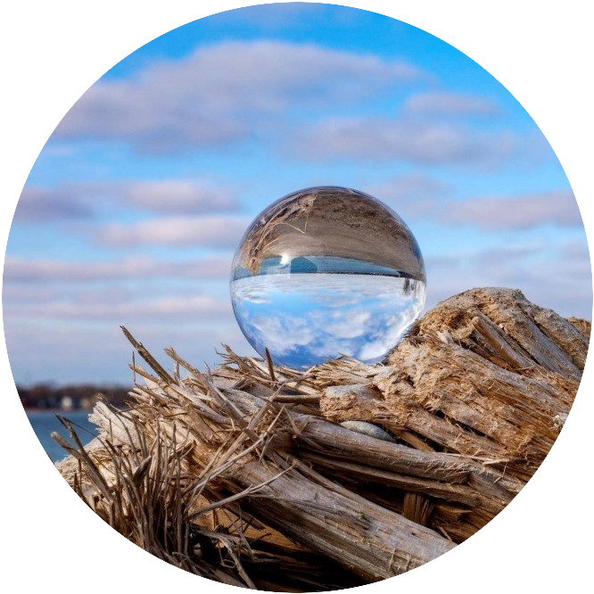 Crystal Ball Photography Merrynine Review - Sea (666x666), Png Download