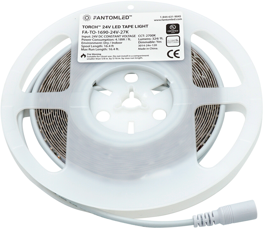 24v Torch™ Led Tape Light - Led Strip Light (900x900), Png Download