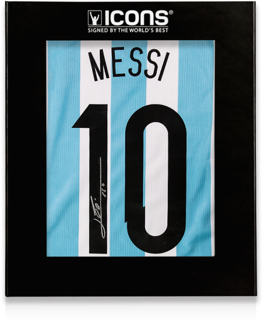 Lionel Messi Official Back Signed Argentina 2015-16 - Lionel Messi Official Autographed Signed Adidas 15.3 (650x665), Png Download