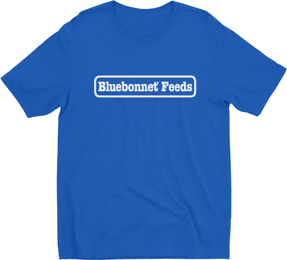 Unisex Bluebonnet Feeds T-shirt - Chest Area Print (1000x1000), Png Download