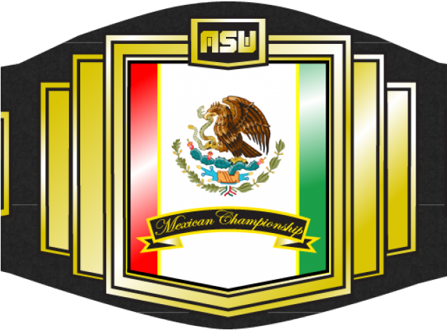 Wwe Clipart Wwe Belt - Mexico - Mexican Eagle Framed Tile (640x480), Png Download