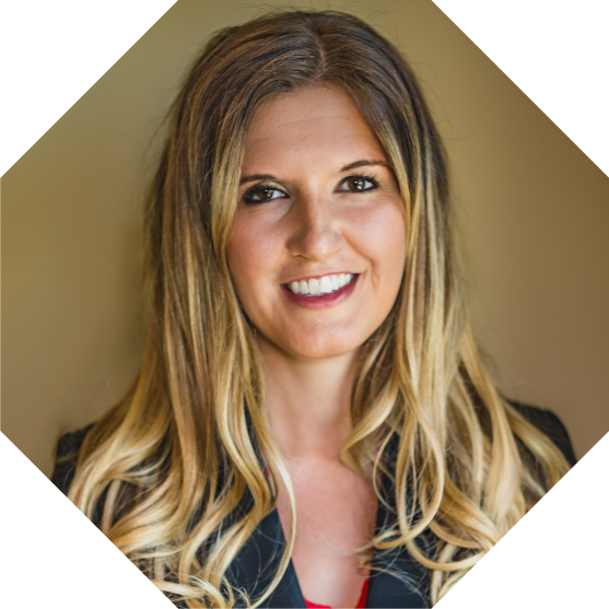 Ashley Warren Headshot In Octagon Shape - Shape (557x557), Png Download