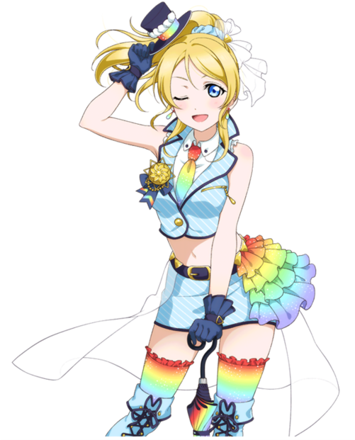 “eli Ayase Isn't Gay And Garasu No Hanazono Isn't About - Love Live Cards Sailor (500x628), Png Download