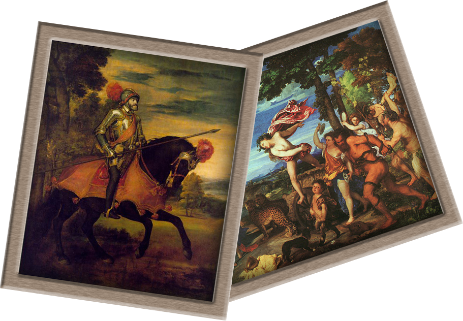 Clash Of The Titians - Titian Bacchus And Ariadne Museum Masters Art Print (911x632), Png Download