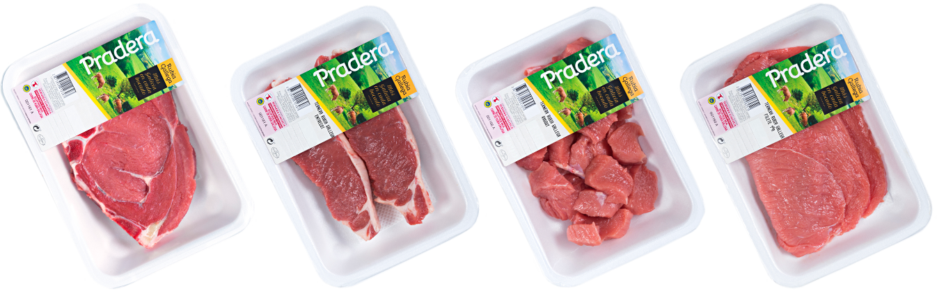 Bandejas Ternera Gallega - Red Meat (1346x419), Png Download