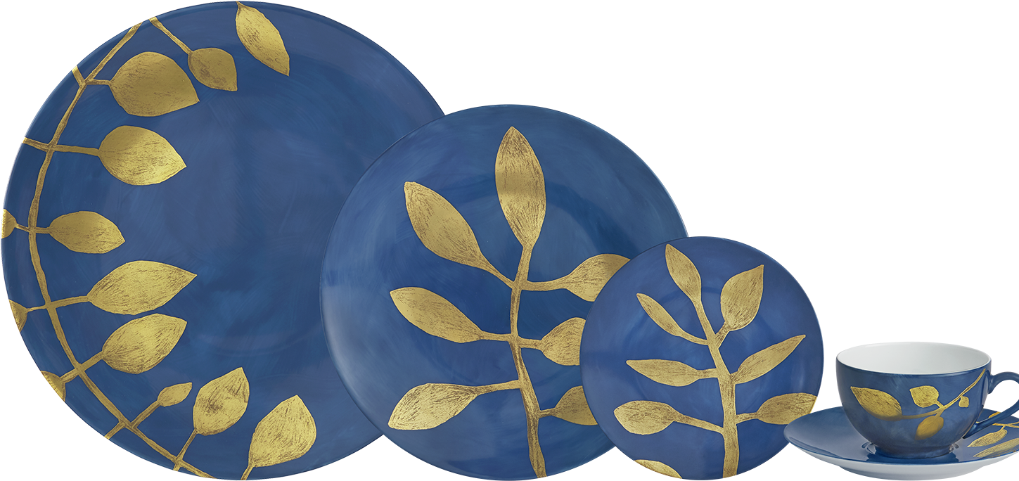 Haviland Parlon Daphne Marine 5 Piece Setting - Massachusetts (1448x831), Png Download