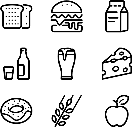 Food And Drink - Camera Line Icon (600x564), Png Download