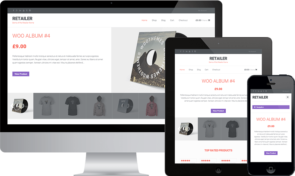 It Is A Child Theme Of The Storefront Theme, So This - Retail (987x589), Png Download