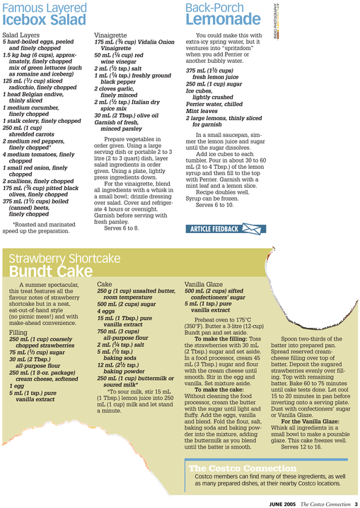 Costco Connection - Costco (557x755), Png Download