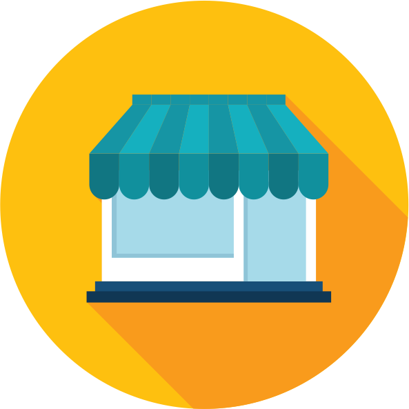 Near The Storefront, On The Highway, Or Near A Competitor's - Icone Png Site Web (593x593), Png Download