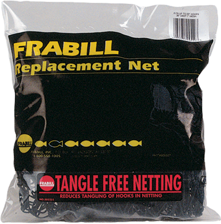 20x23" Tangle-free Rubber Replacement Net - Frabill 26 X 30 Netting (736x460), Png Download