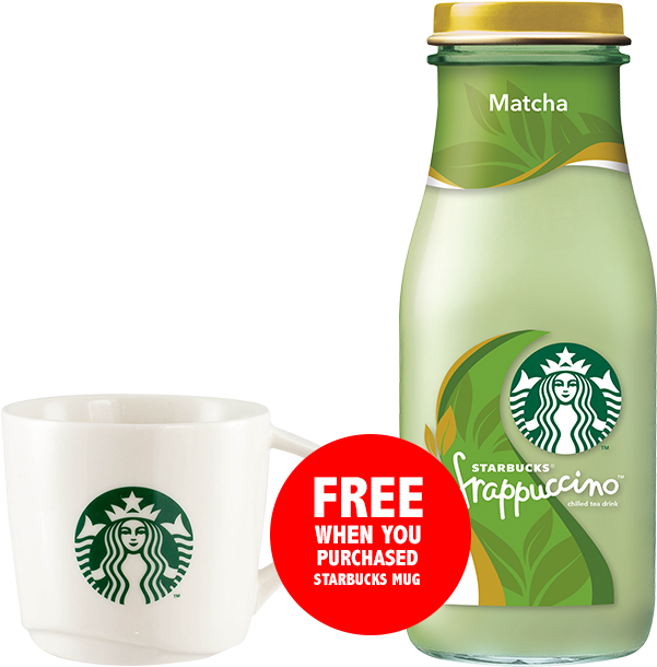 Starbucks Frappuccino Bottle Green Tea (640x640), Png Download