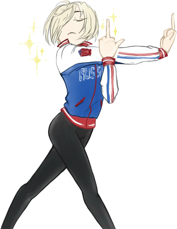 Yuri Plisetsky • Yuri On Ice - Аниме Юрий На Льду (700x923), Png Download