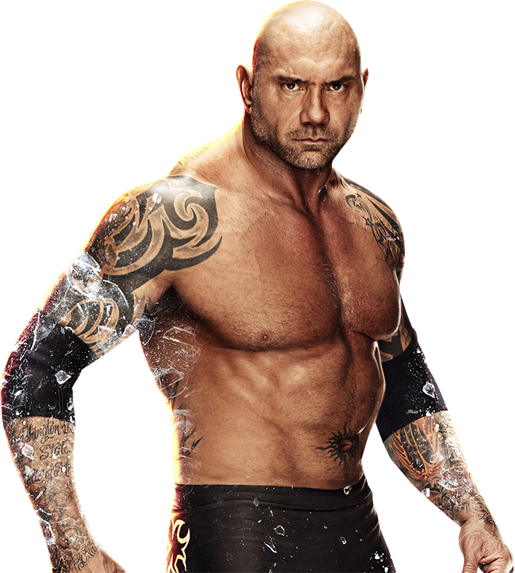 [ Img] - Wwe Universal Championship Batista (729x811), Png Download