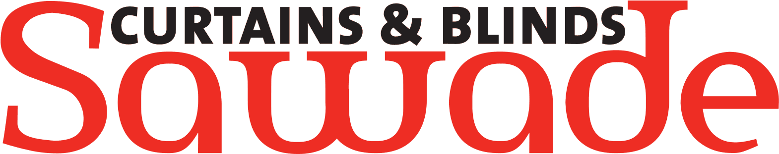 Sawade Logo Black - Sawade Curtains And Blinds Adelaide (1835x410), Png Download