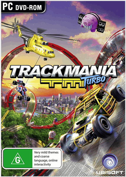 1 Of - Ps4 - Trackmania Turbo Console Game (600x600), Png Download