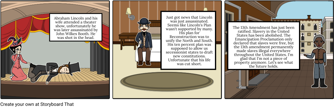 Abraham Lincoln And His Wife Attended A Theater Sh - Cartoon (1164x385), Png Download