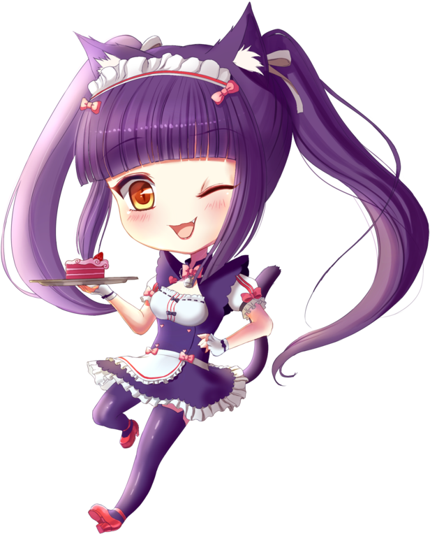 Nekopara Png - Vanilla Emoji Nekopara Png (800x909), Png Download