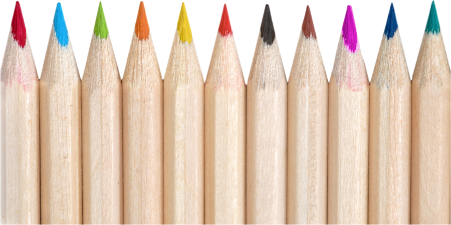 Lapices De Madera Png Clipart Colored Pencil - Lapices De Madera Png (900x450), Png Download