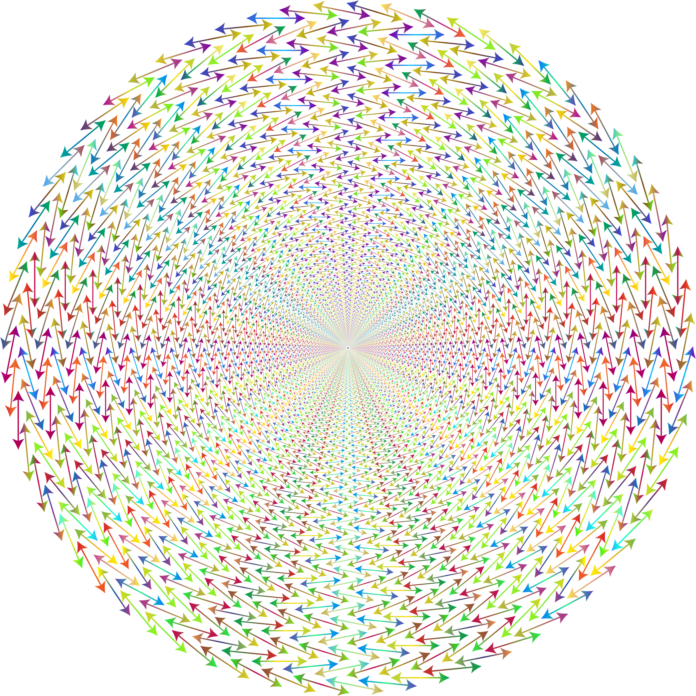 Double Arrow Vortex Variation 2 Polyprismatic No Bg - Toy Balloon (786x786), Png Download