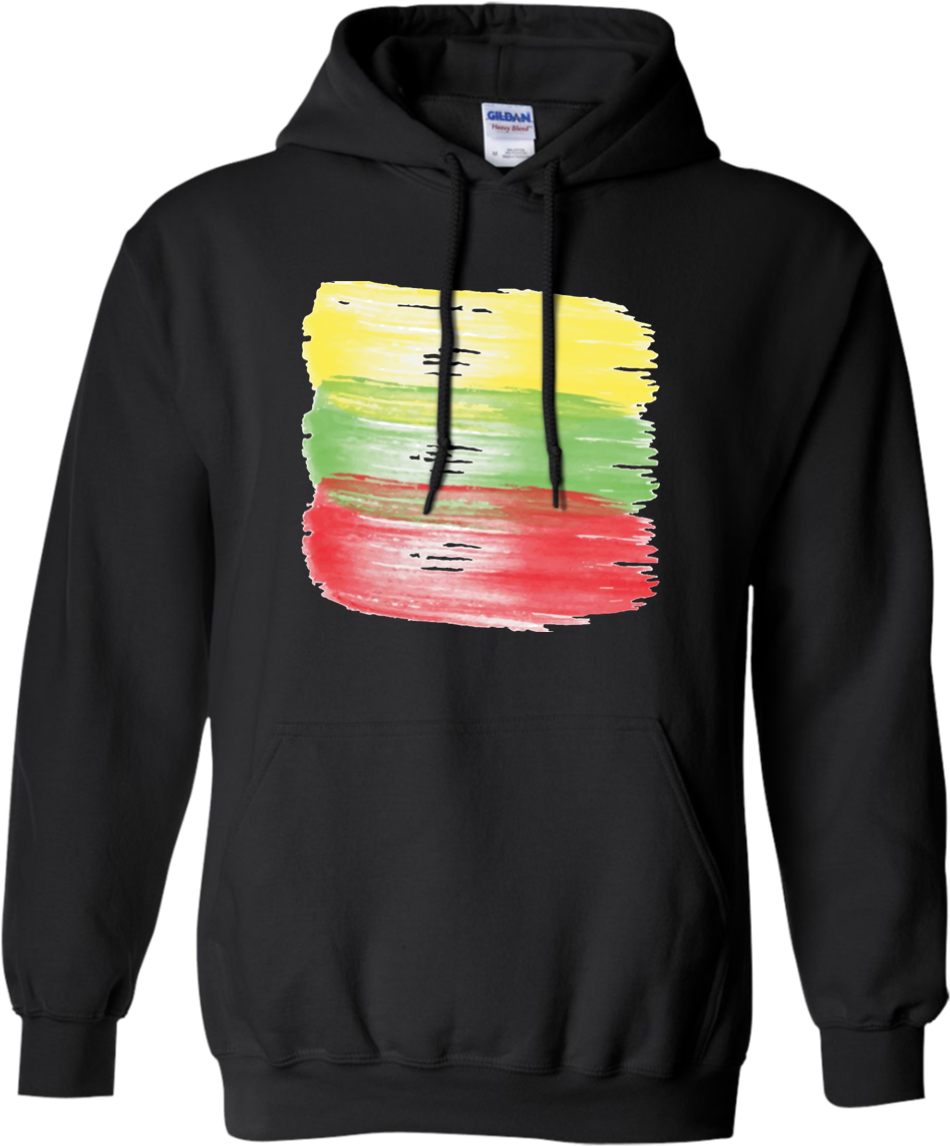 Brush Strokes Guys/gals Hoodie - Shirt (1155x1155), Png Download