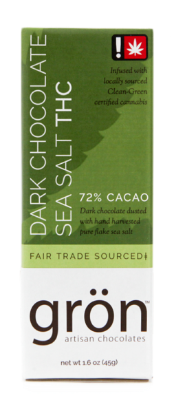 Dark Chocolate Bar Thc (600x600), Png Download