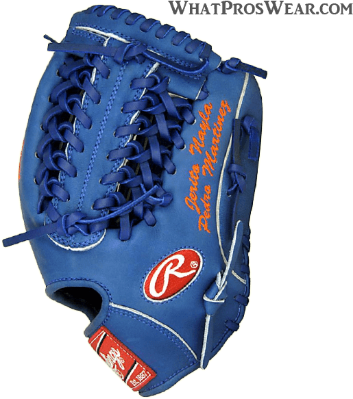 Pedro Martinez Glove - Aroldis Chapman Blue Glove (583x598), Png Download