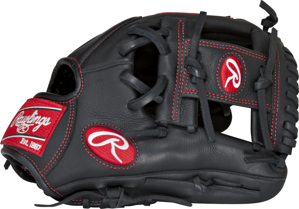Rawlings - Rawlings Gamer Series Youth Pro Taper Black Leather (1024x716), Png Download