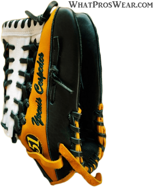 Yoenis Cespedes Glove - Coolest Custom Baseball Gloves (583x598), Png Download