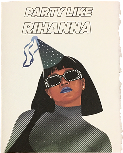 Rihanna Birthday Card - Construction Paper (600x600), Png Download