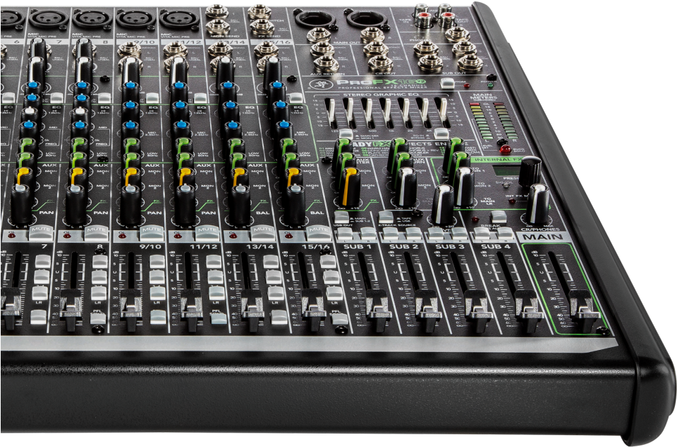 Profxv2 Series - Mackie Profx16v2 16 Channel Mixer With Usb (1000x1000), Png Download