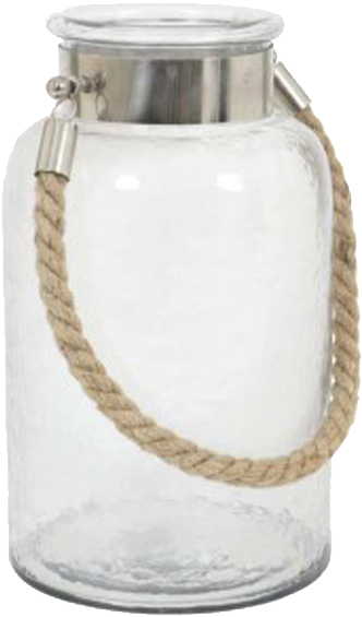 Hyeres Glass Jar Tealight (800x800), Png Download