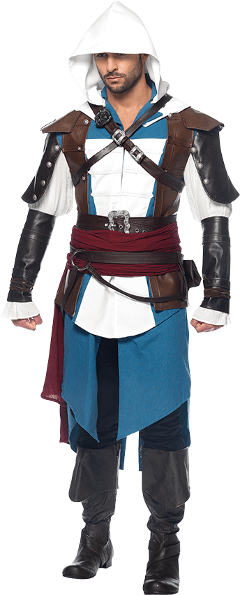 Edward Kenway Costume (850x850), Png Download