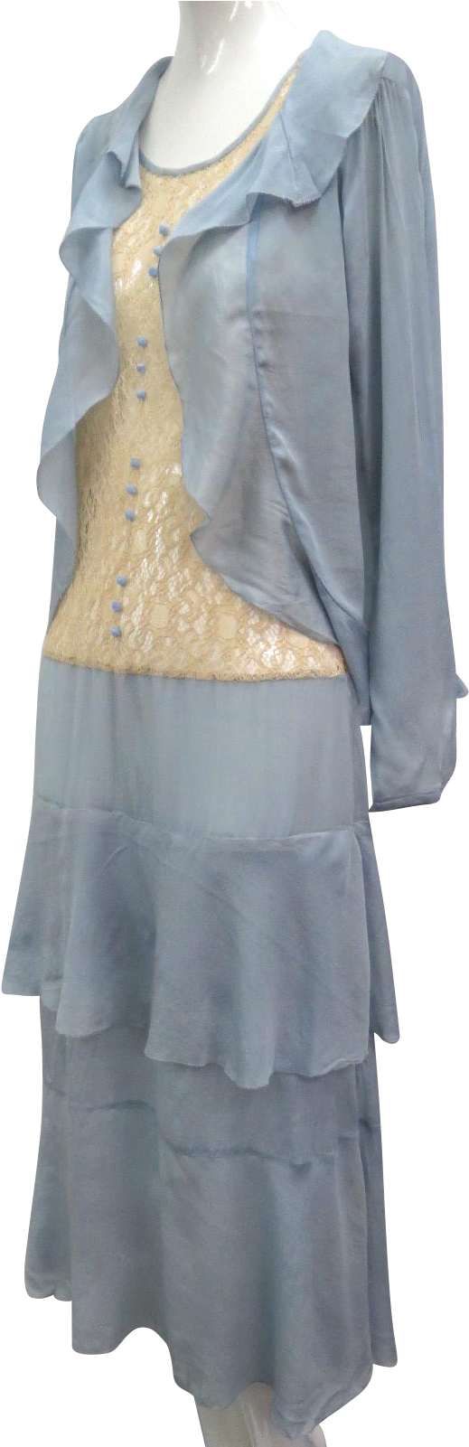 This Is A Lovely Two Piece Art Deco, 1920s, Flapper - Flapper (1600x1600), Png Download