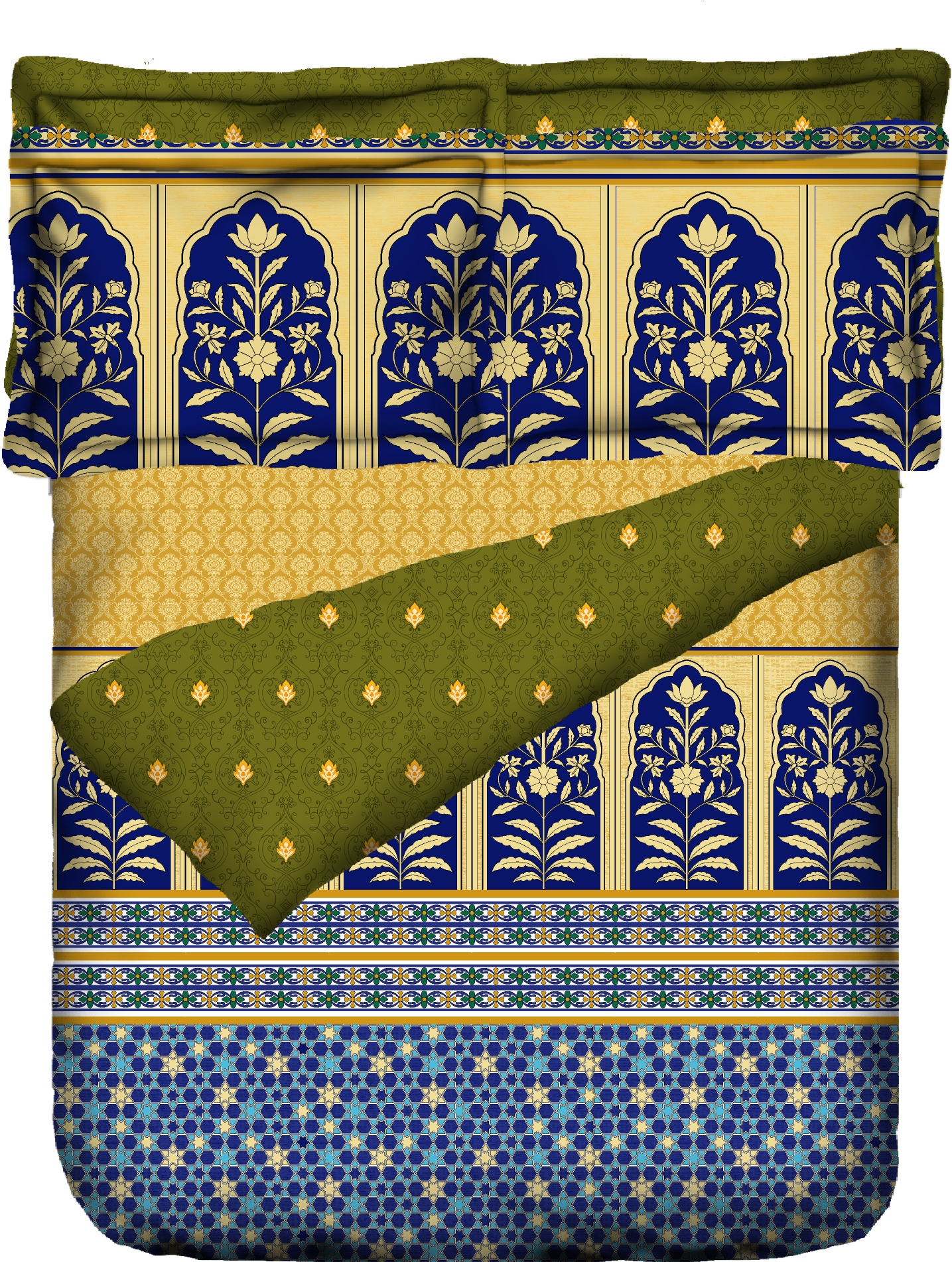 Portico New York Subh Mangalam Comforter (1476x2007), Png Download