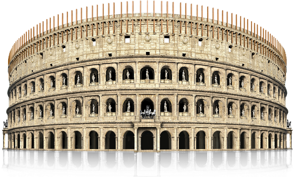Sources - - Colosseum (1000x600), Png Download