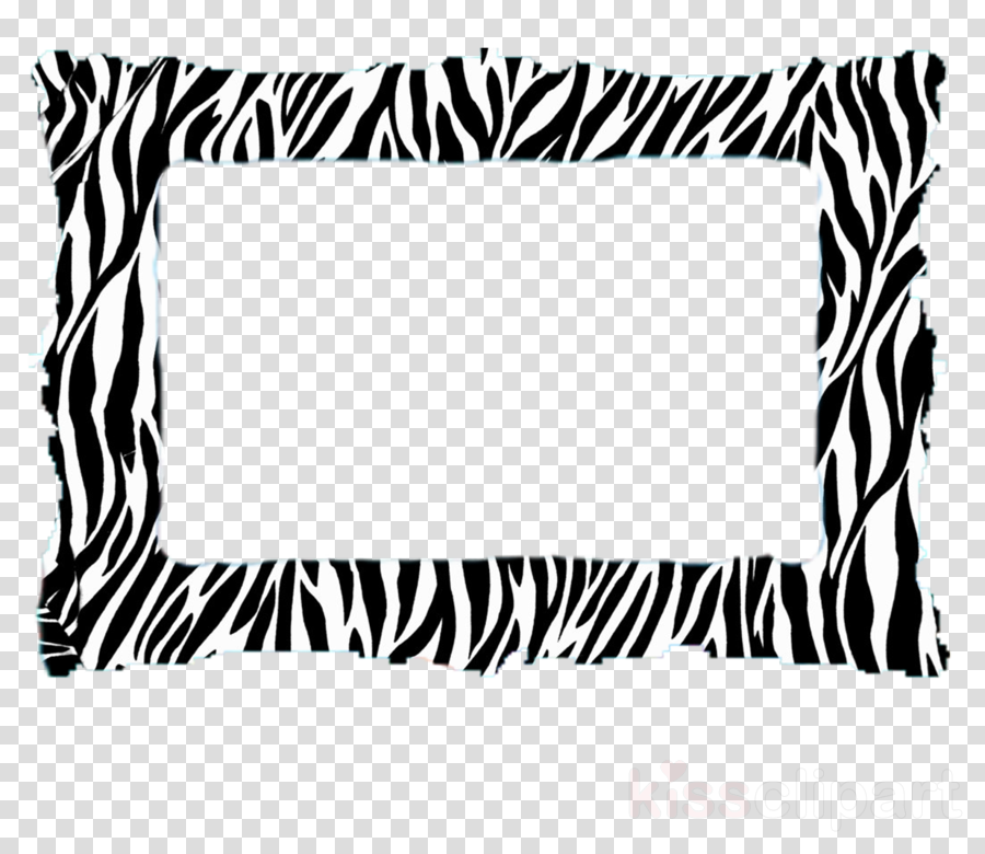 Cafepress Zebra Print 5'x7'area Rug Clipart Zebra Pillow - Zebra Print Black/white Soft Padded Mouse Pad (900x780), Png Download