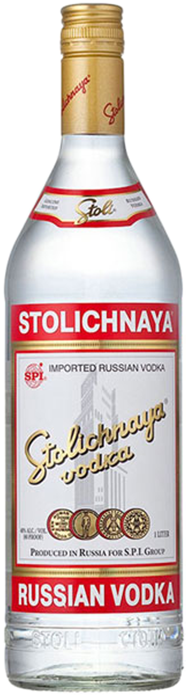 Stolichnaya Vodka 1 Ltr[russia] - Stolichnaya Russian Vodka 1l (1143x1600), Png Download