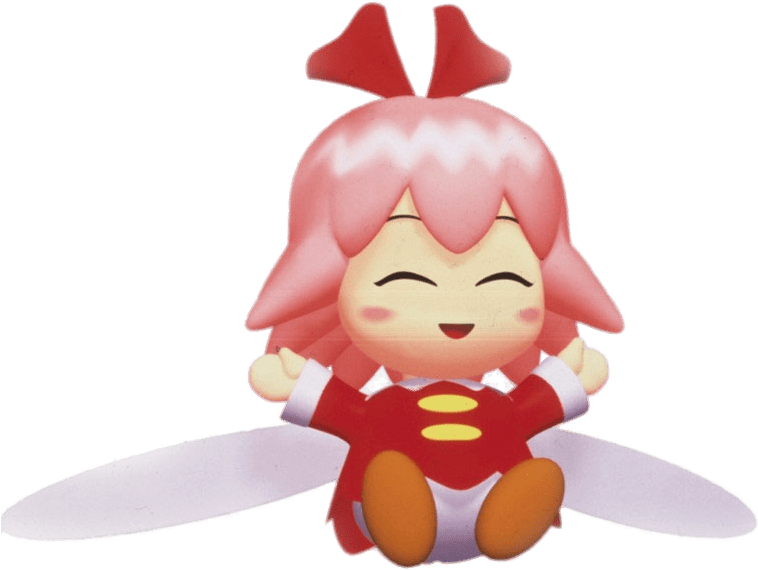 Kirby Ribbon Happy (781x600), Png Download