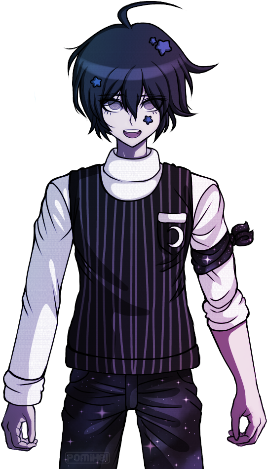 “meet Shsl Astronaut Shuichi Saihara Yeah I Was Bored - Danganronpa Rantaro Sprite Edits (540x964), Png Download