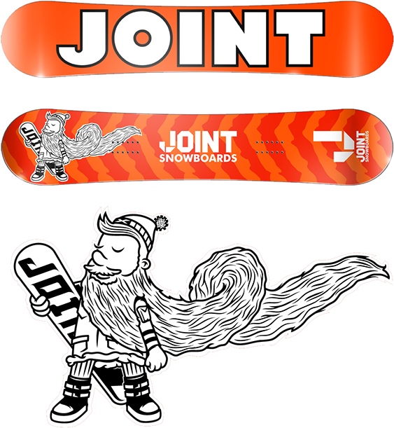 Beardy Joint On Behance (600x635), Png Download